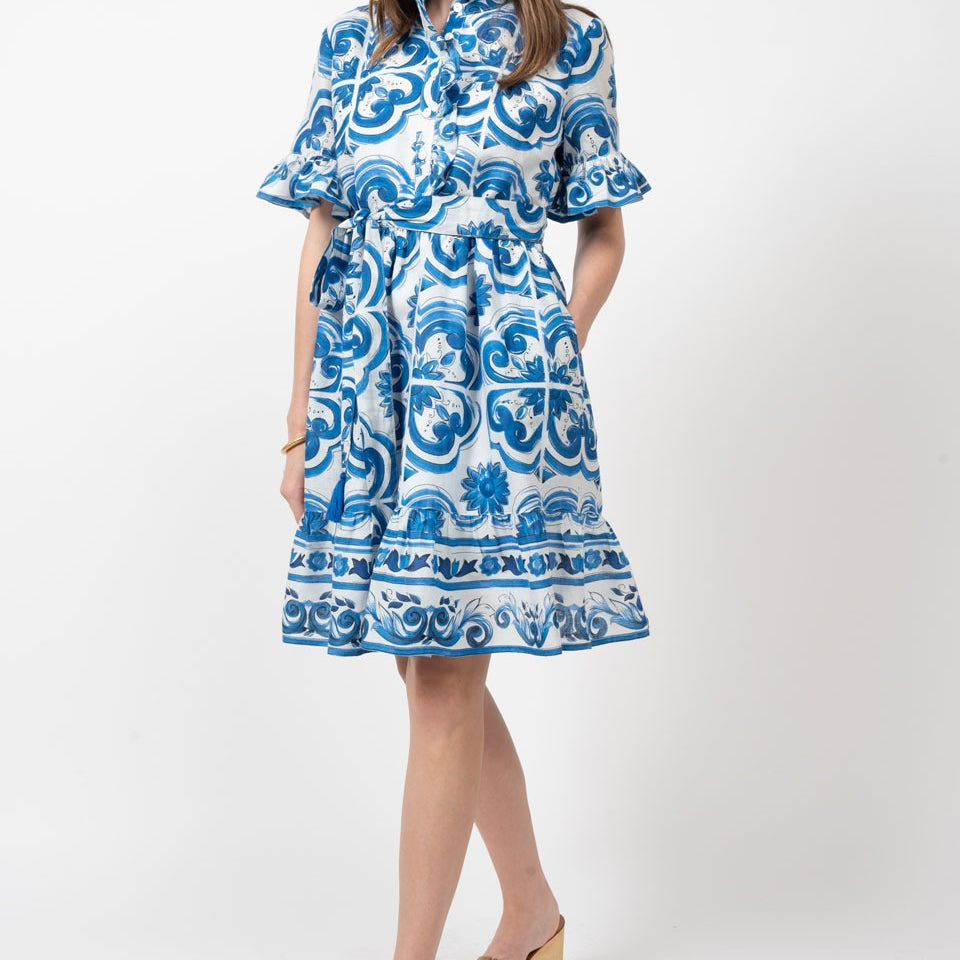 Ivy Jane 7565 Tile Pattern Dress