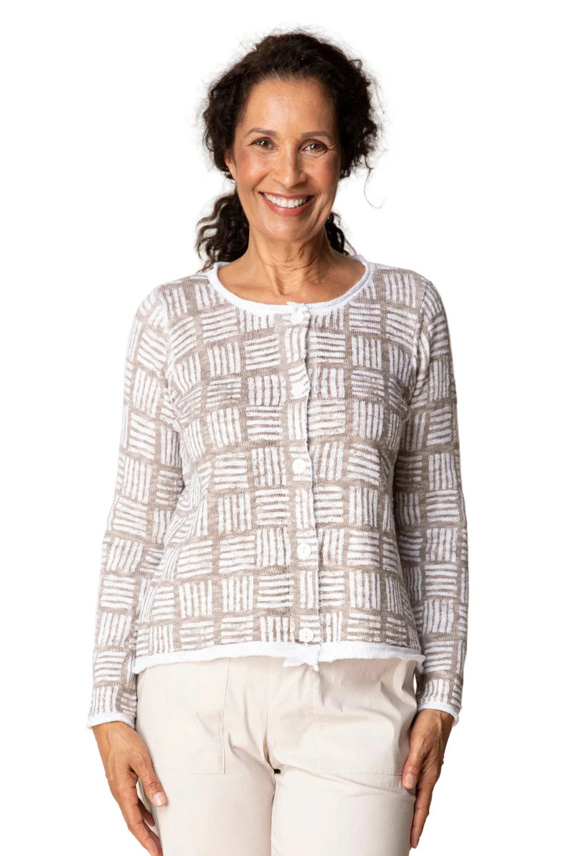 Habitat 82318 Block Print Summer Cardigan