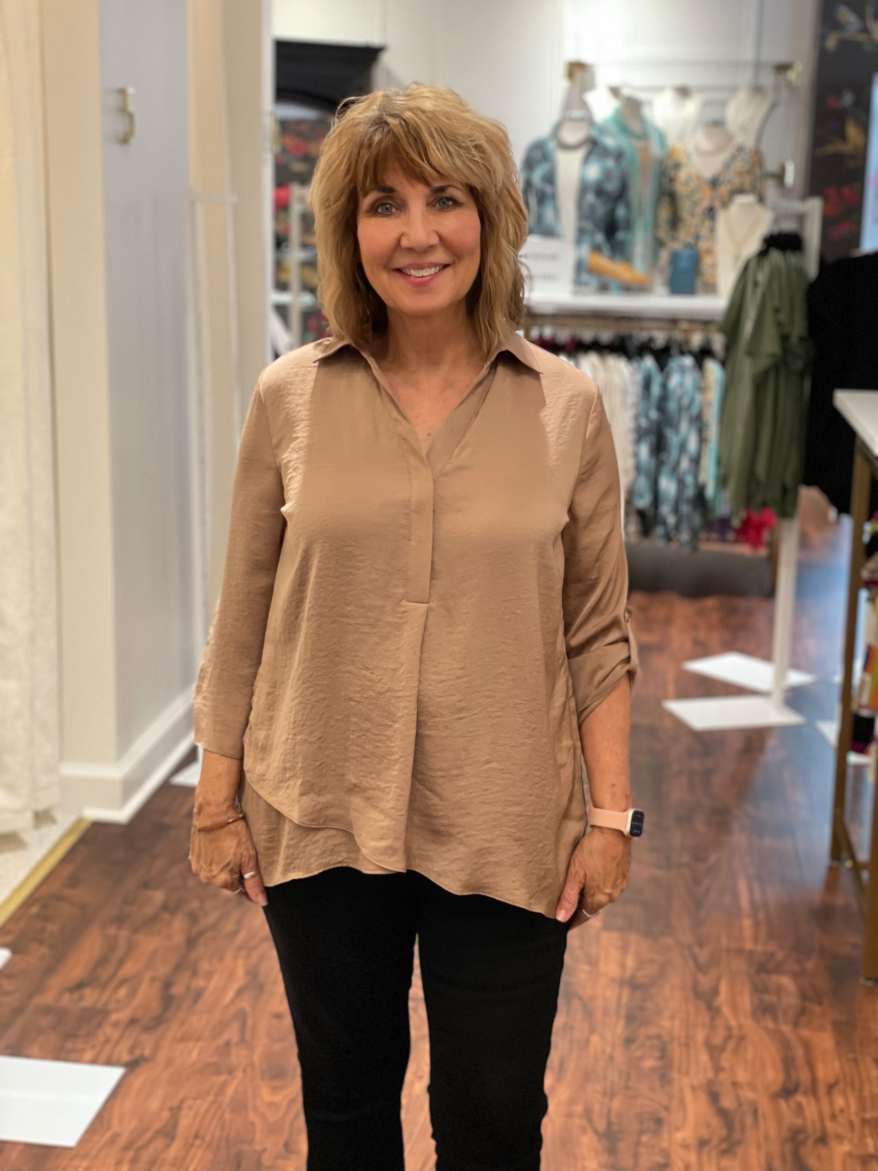 Renuar R5517 Airflow Blouse