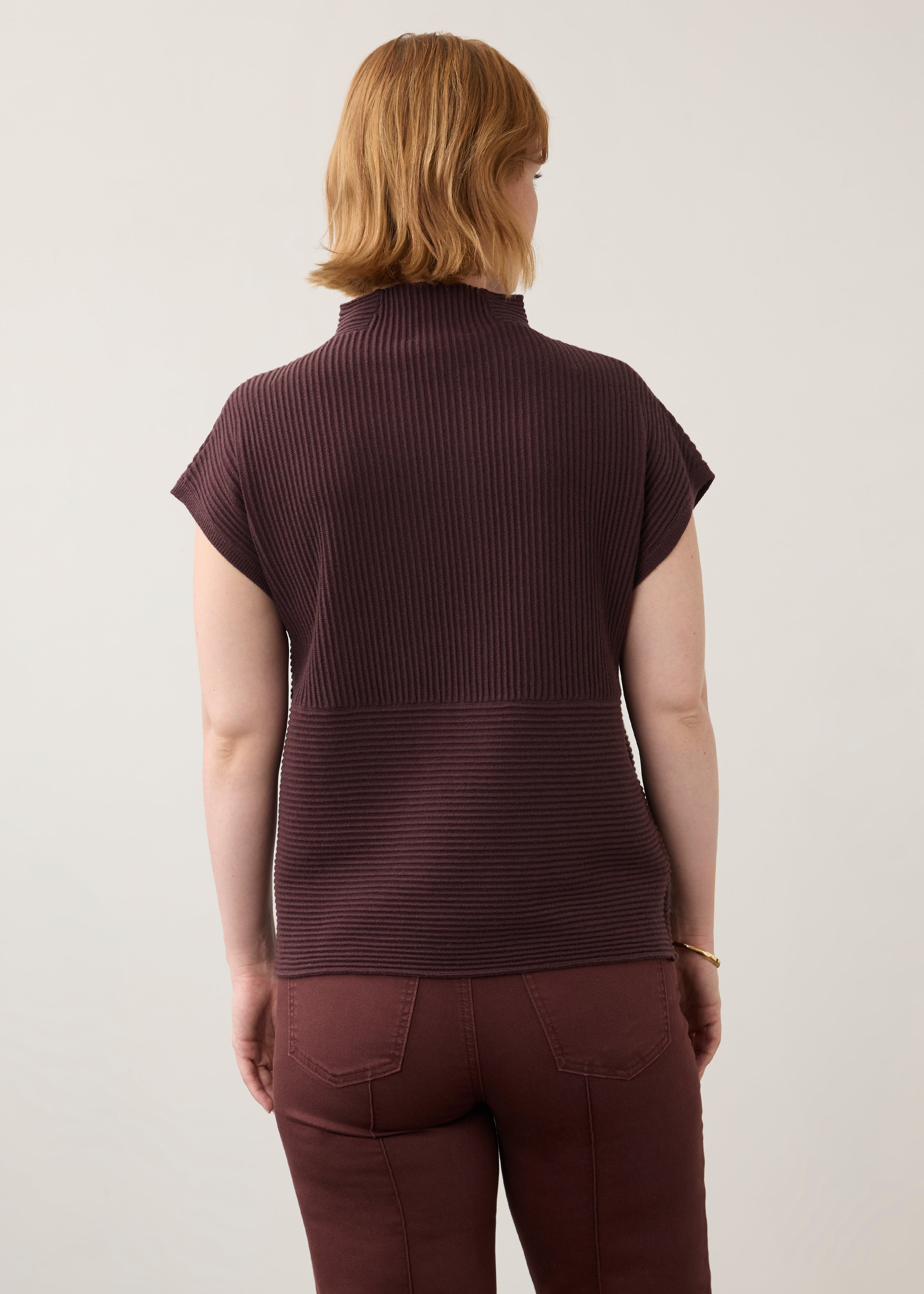 FDJ 1012203 Ottoman Cap Sleeve Sweater – Cute & Comfy