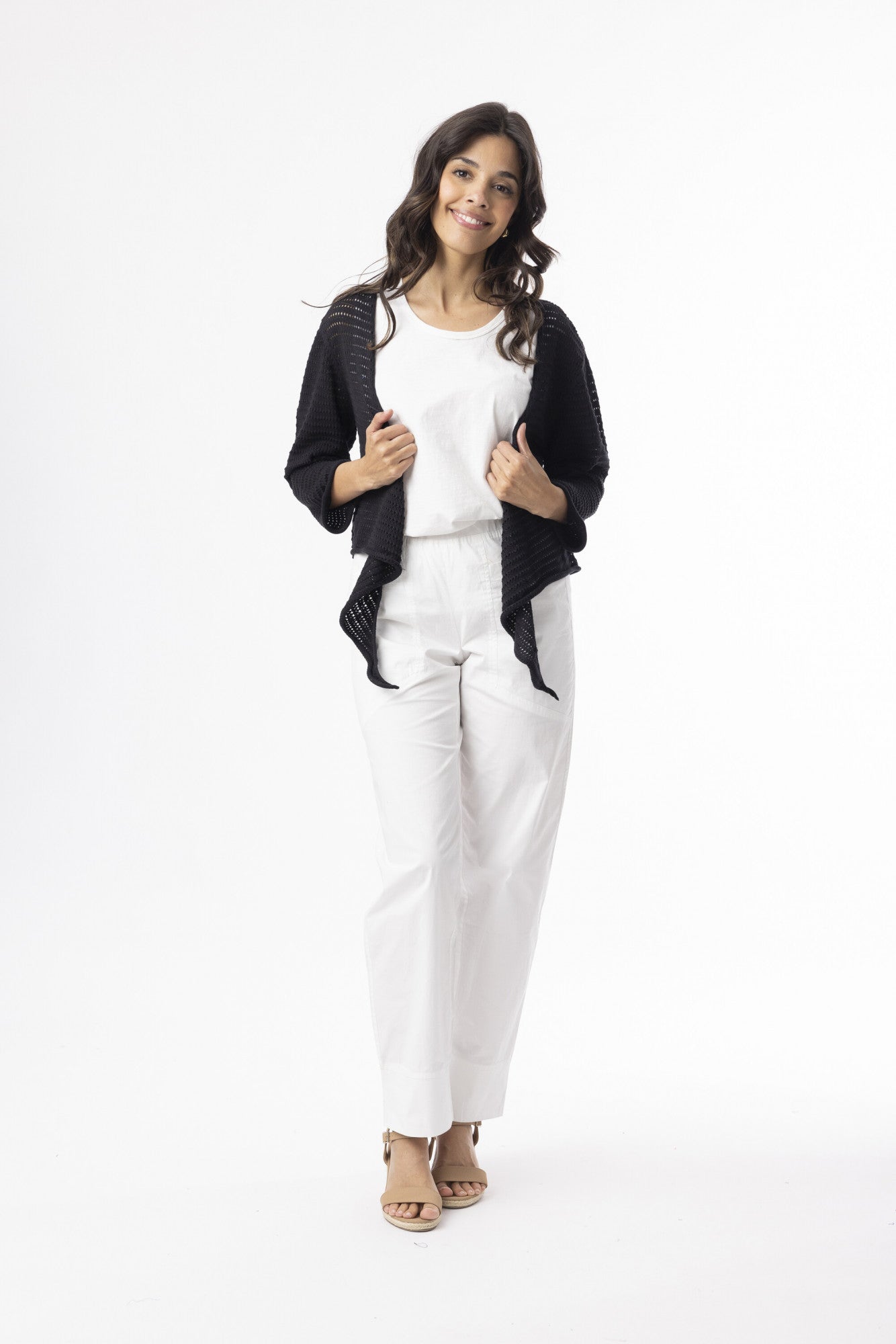 Orientique 1315 Knit Essentials Tie Shrug