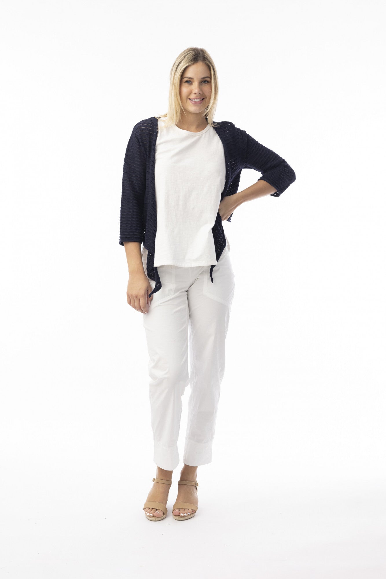 Orientique 1315 Knit Essentials Tie Shrug