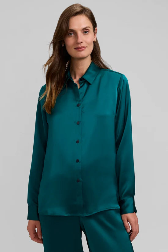 Foxcroft 203761 Bianca Beyond Silk Long Sleeve Shirt