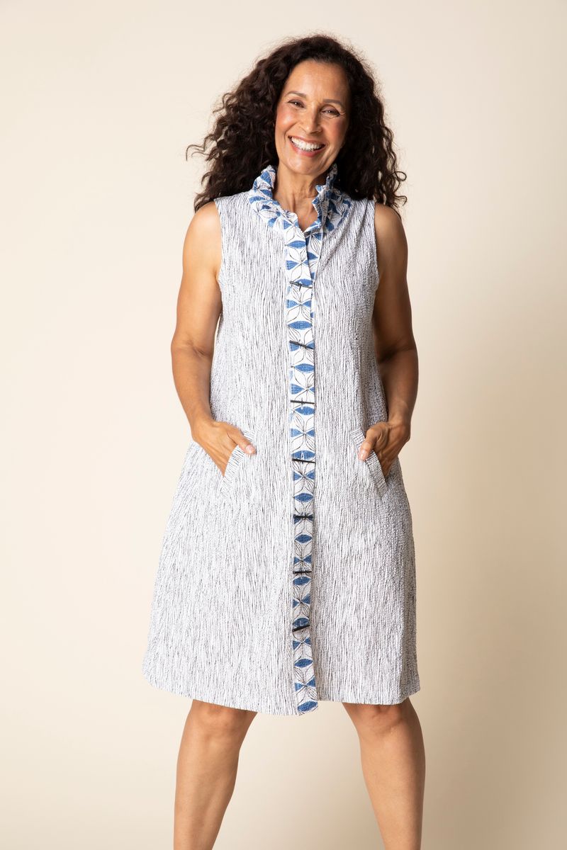 Habitat 21686 Crinkle Crepe Floral Mix Maia Dress