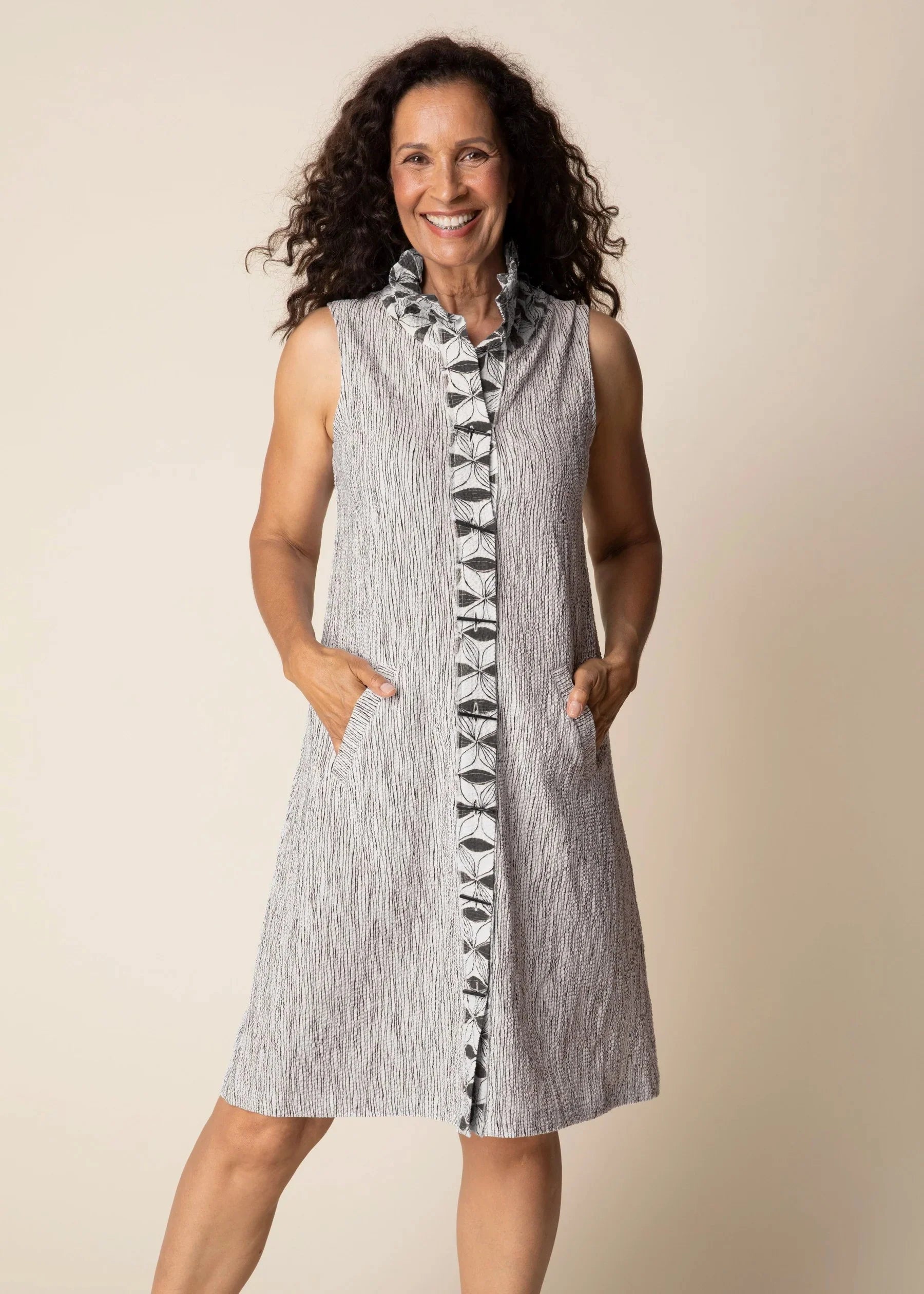 Habitat 21686 Crinkle Crepe Floral Mix Maia Dress