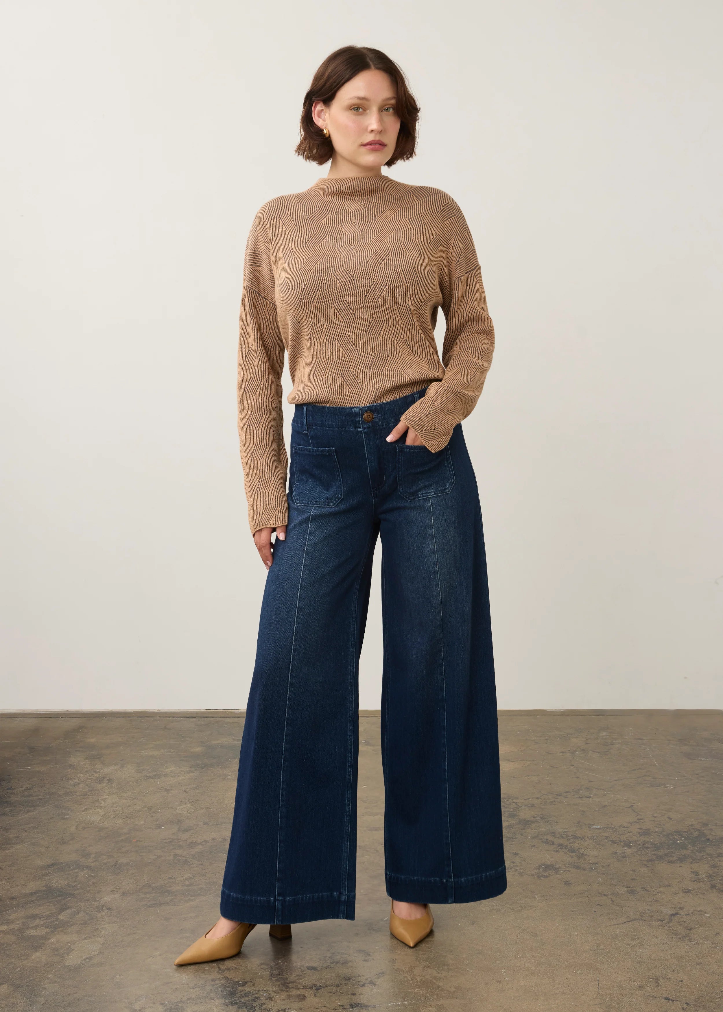 FDJ 2173131 Wide Leg Denim (30" Inseam)