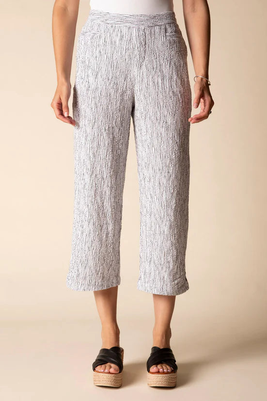 Habitat 22776 Fine Lines Pucker Weave Capri