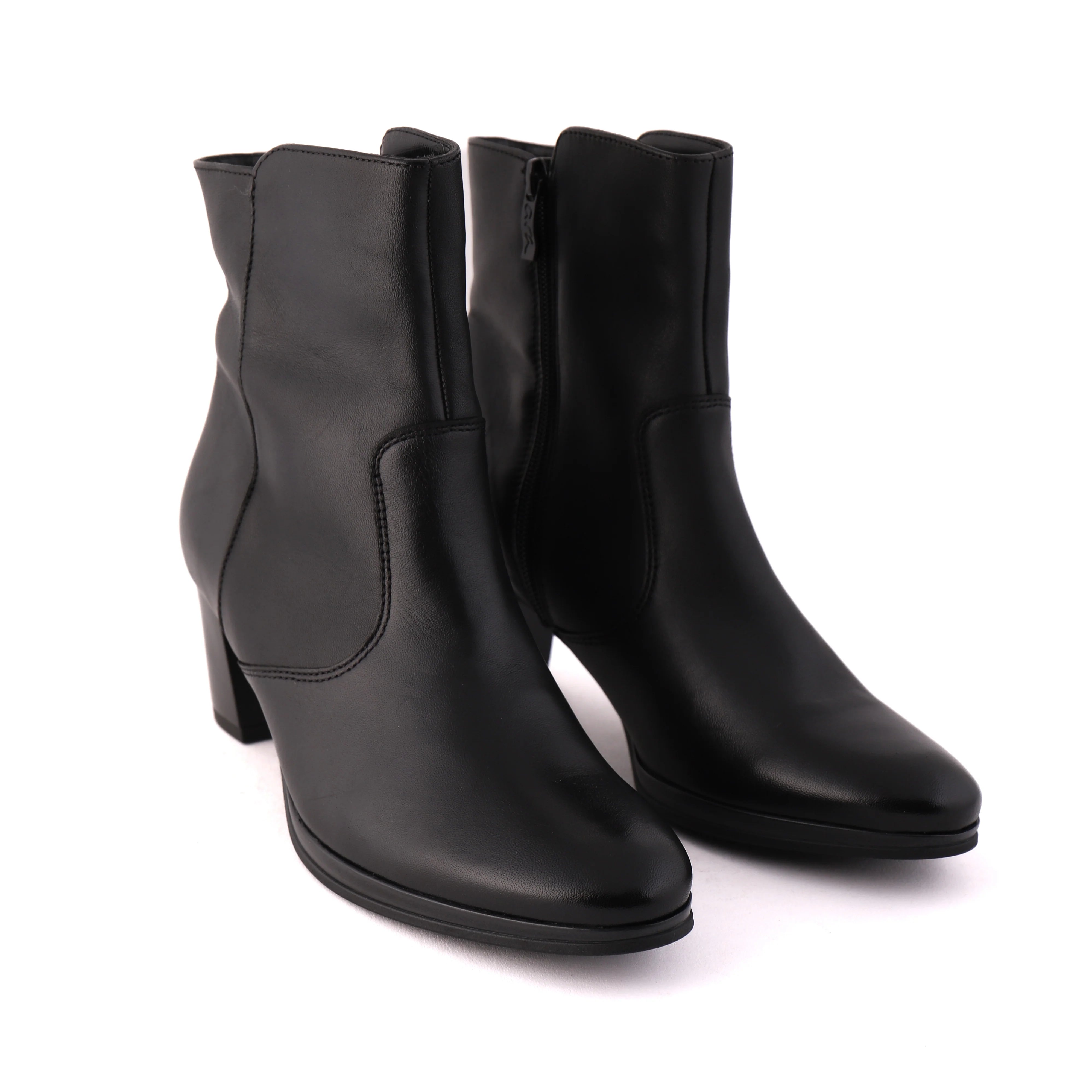 ara 23402 Osmanthus Black Leather Boot Cute Comfy