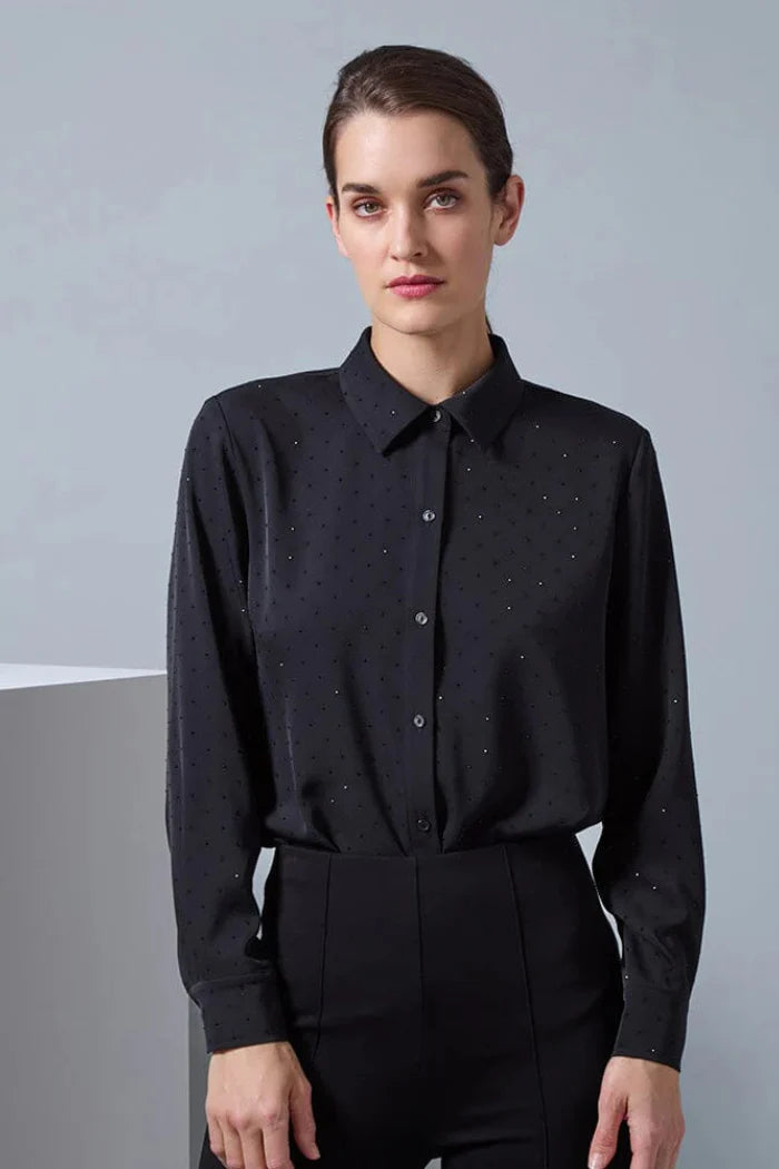 Lysse 3454 Crystal Embellished Parker Shirt