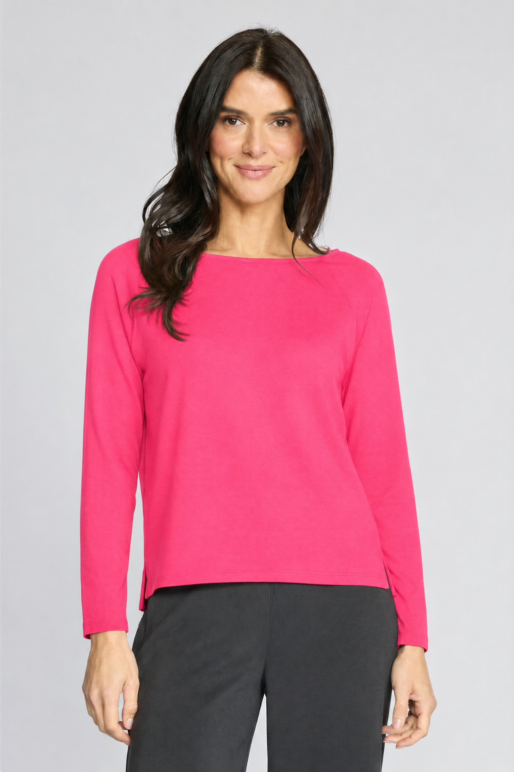 Olivia by Habitat 320362 Essential Knits Layering Crew Neck Tee