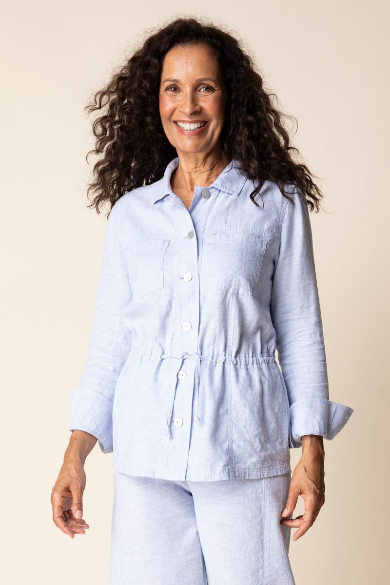 Habitat 41547 Linen Solid Flora Jacket
