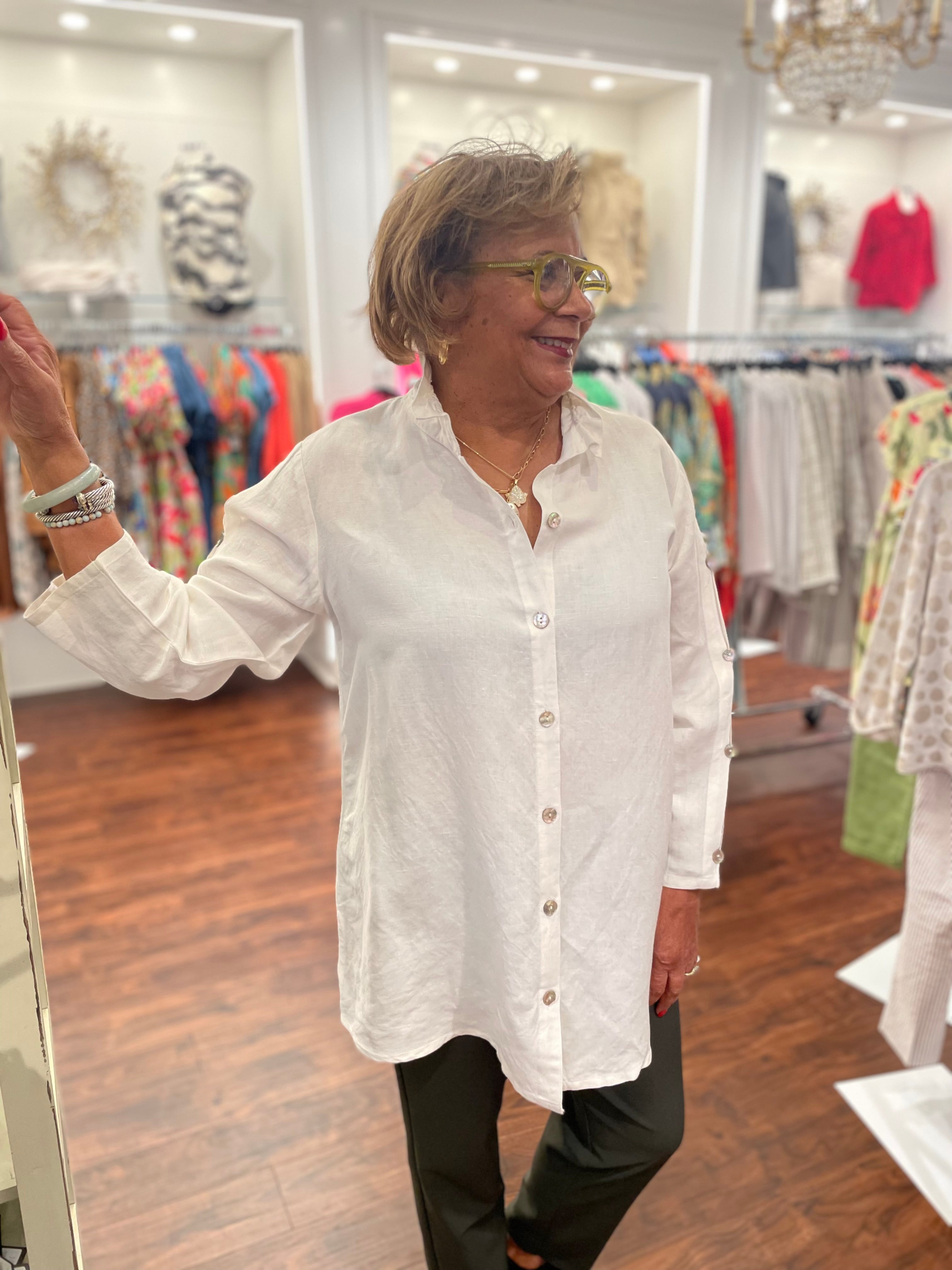 Toofan L184A Sleeve Button Big Shirt