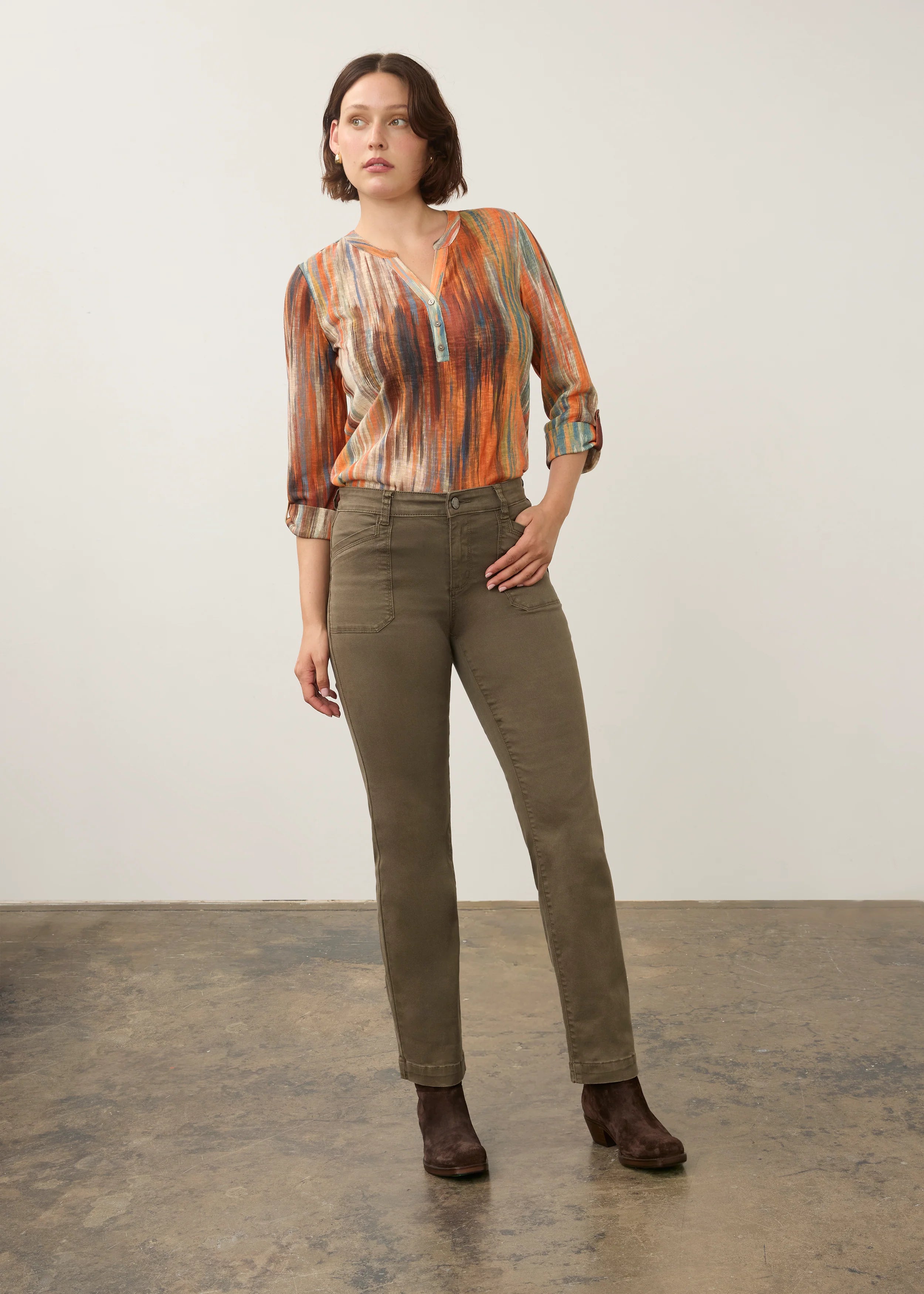 FDJ 5135511 Christina Straight Leg Denim (30" Inseam)