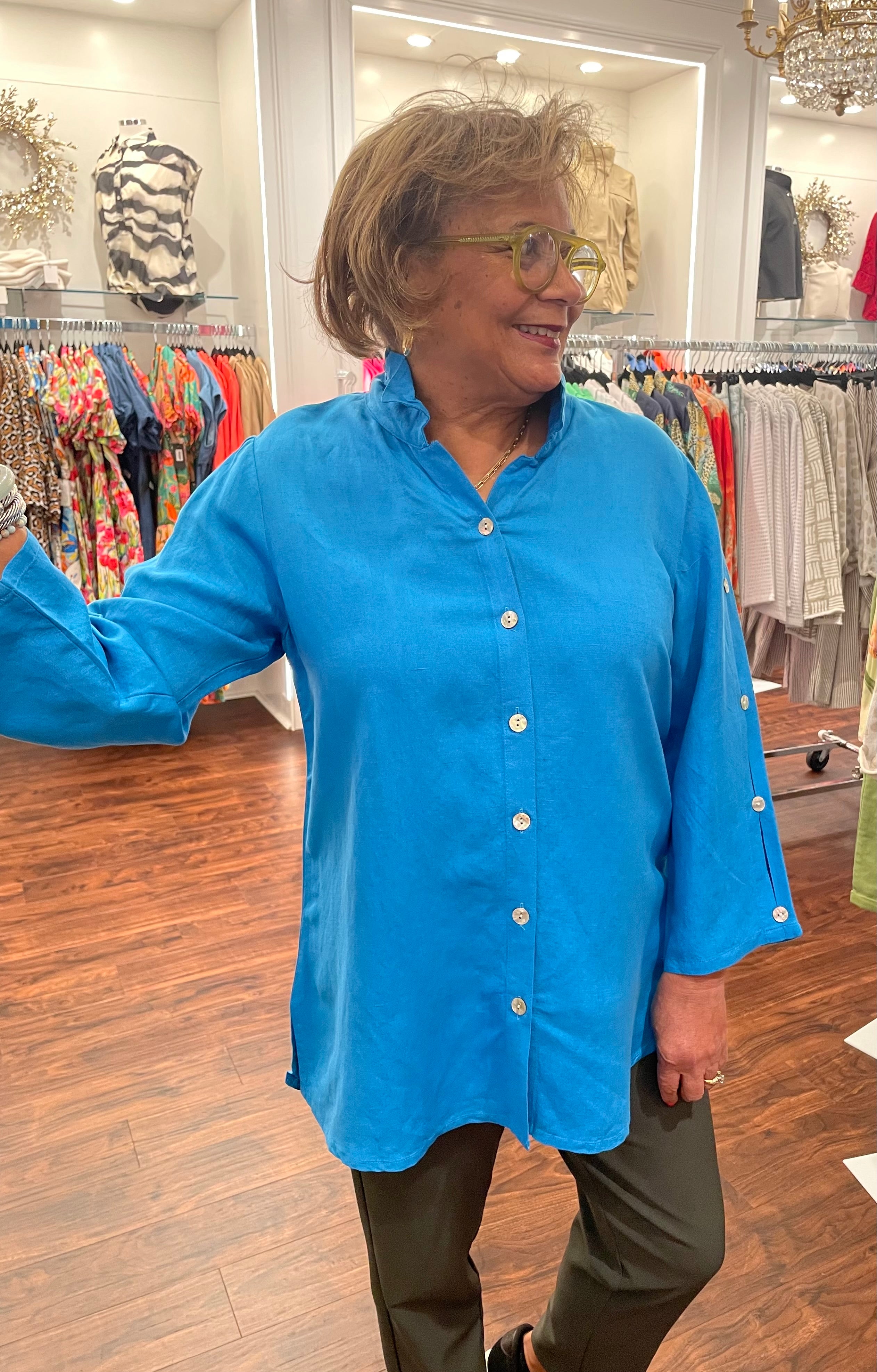 Toofan L184A Sleeve Button Big Shirt