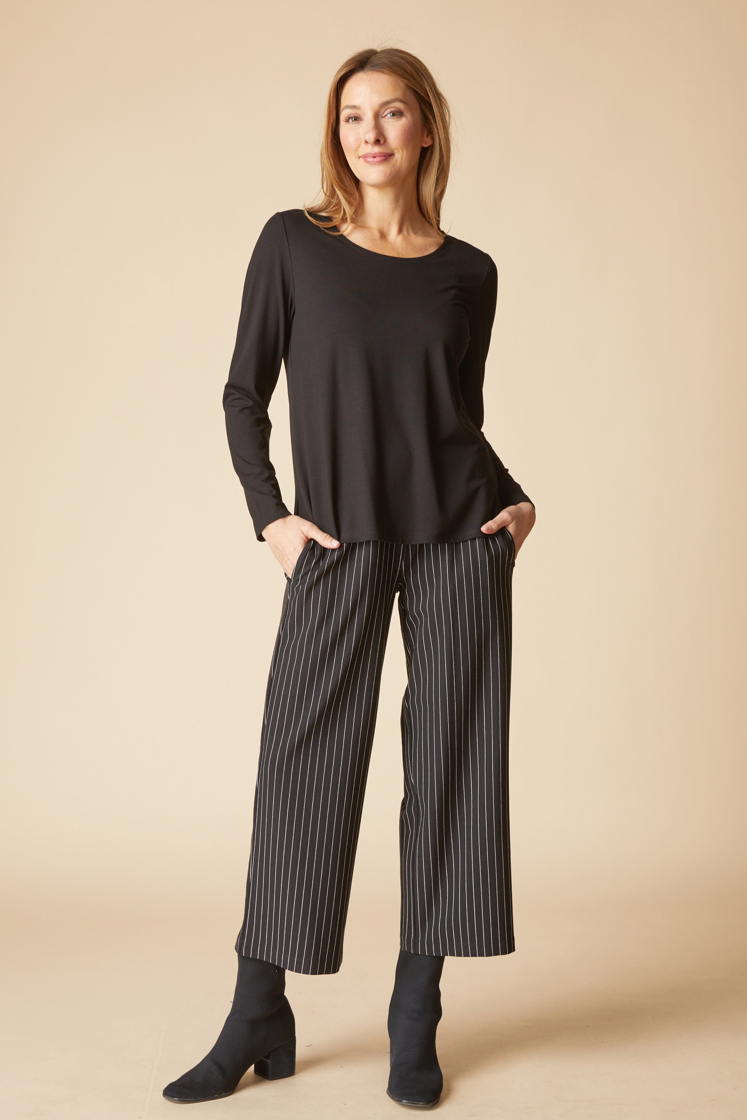 Habitat 56572 Core Travel Knit Stripe Flood Pant