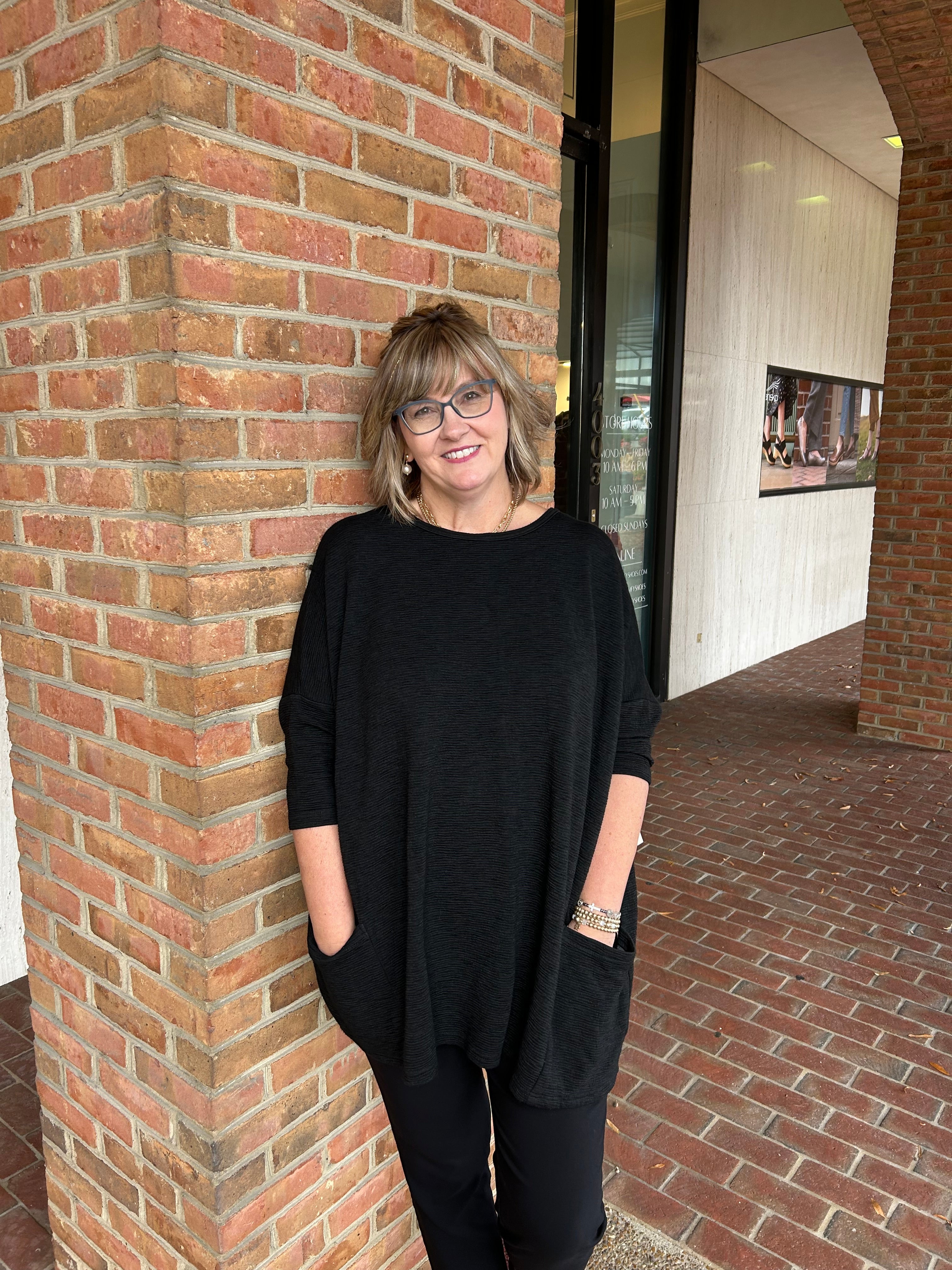 Cute & Comfy 6546024 One Size Crimped Fabric Pullover