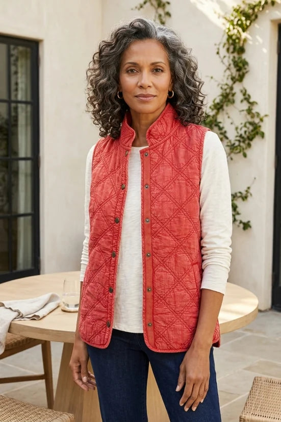 Habitat 60729 Windjammer Quilted Cotton Vest