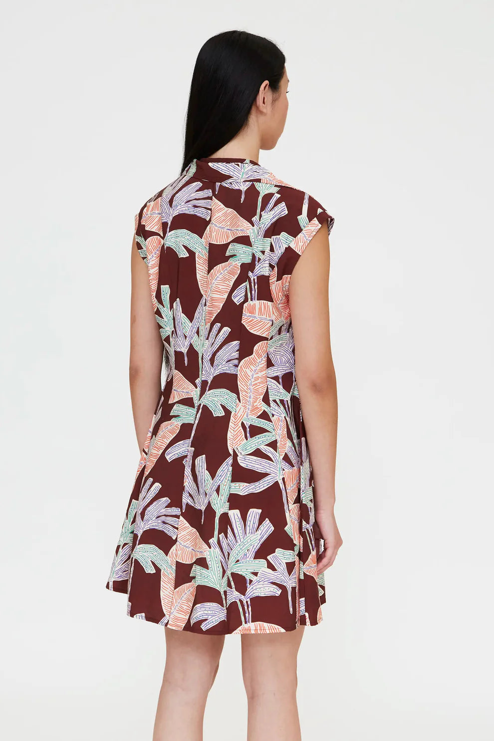 mango short dresses Wild Pony 11245 Short Dress w/ Mango Print – Cute & Comfy
