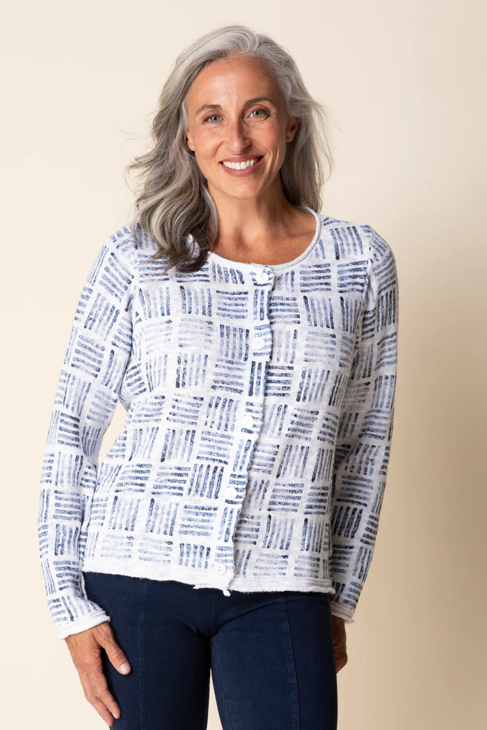 Habitat 82318 Block Print Summer Cardigan