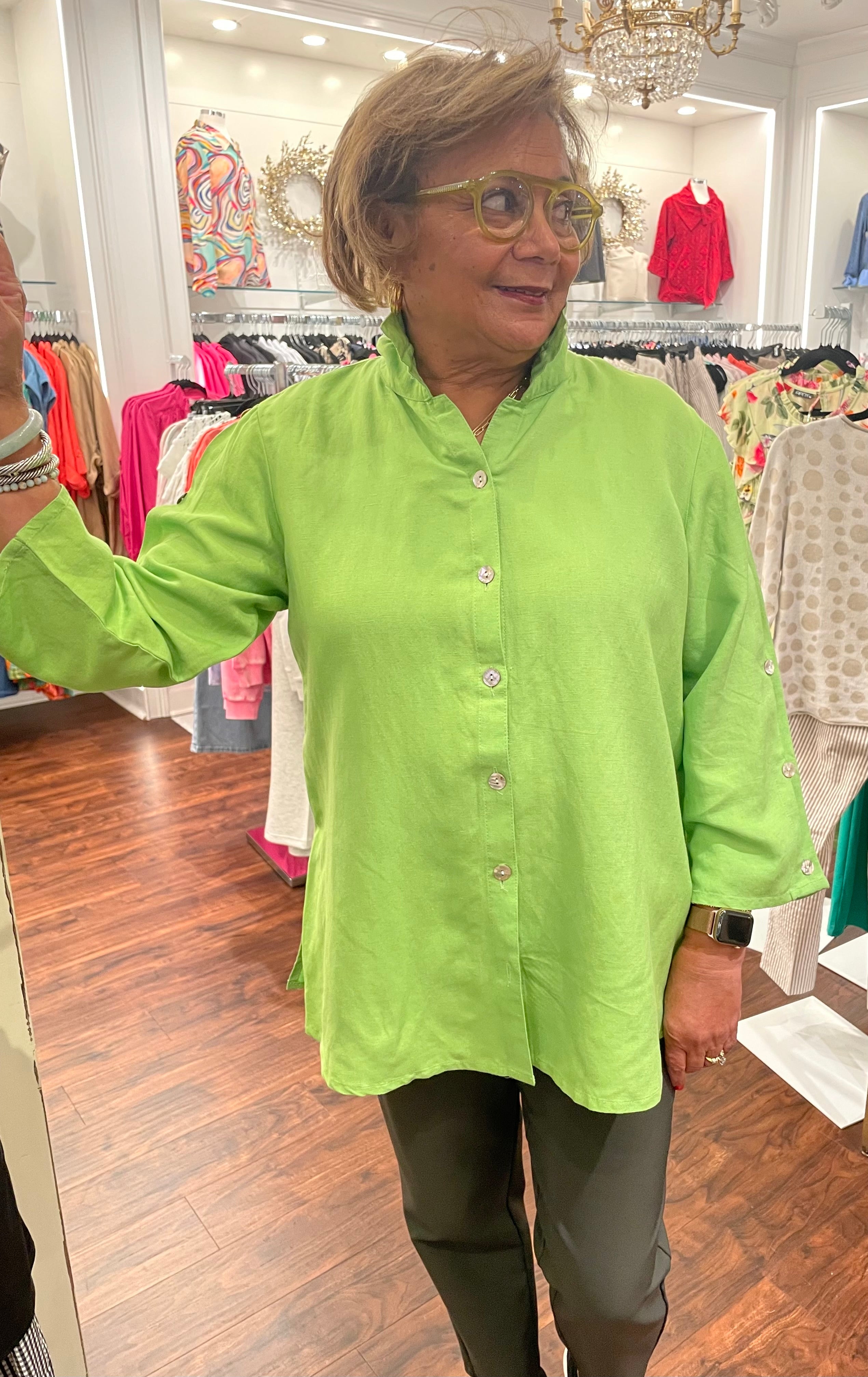 Toofan L184A Sleeve Button Big Shirt