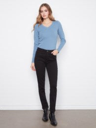 Charlie B C5309YR Cuffed Hem Twill Jeans