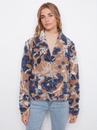 Charlie B C6334RR Sherpa Flocked Short Coat