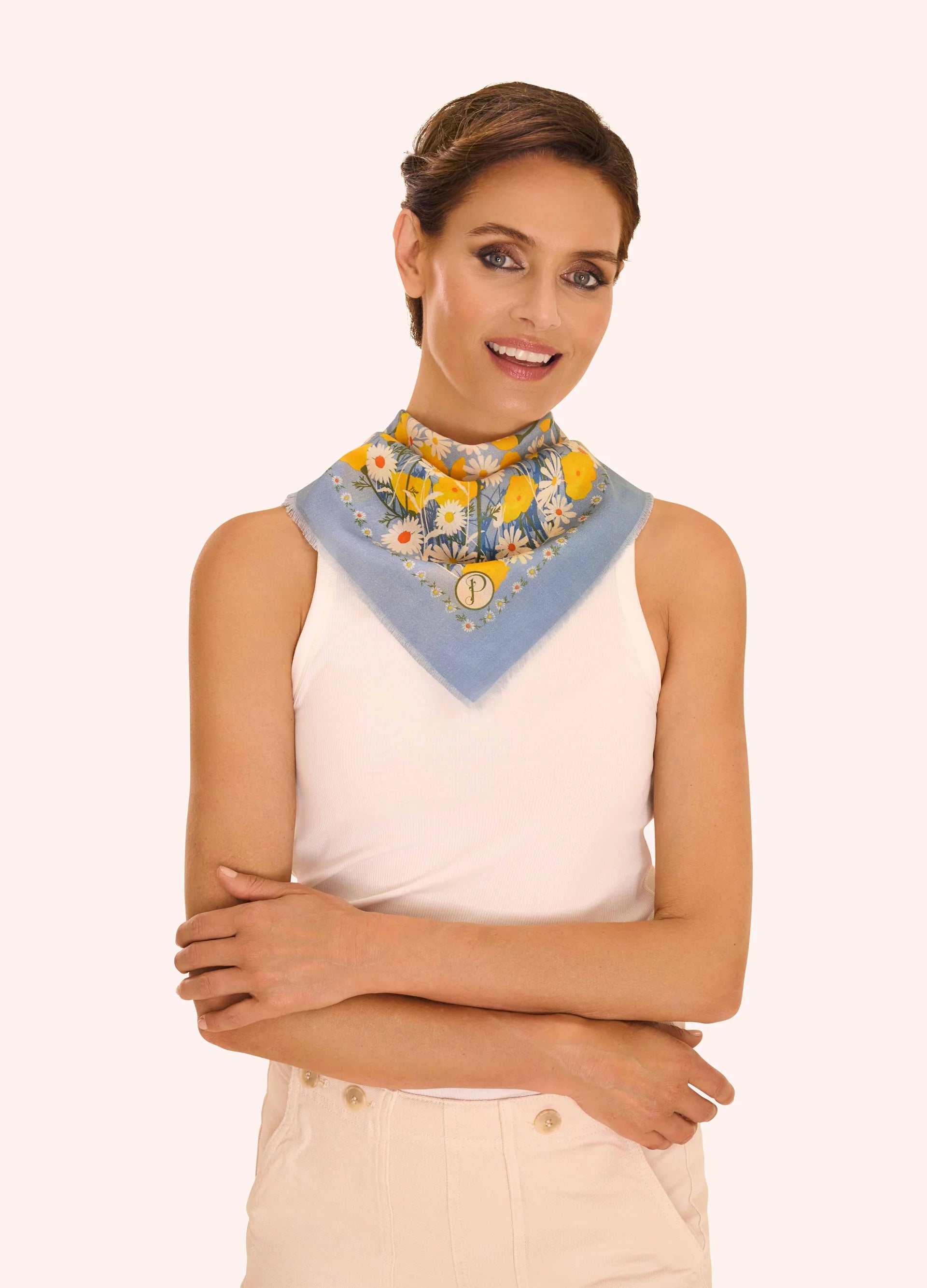 FINAL SALE Powder Designs UK 100% Cotton Printed Bandana Scarf