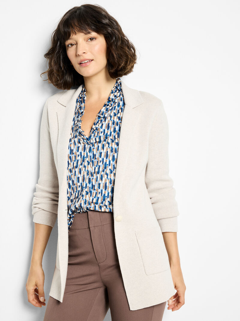 FINAL SALE NIC+ZOE F251104 Elegant Knit Blazer – Cute & Comfy
