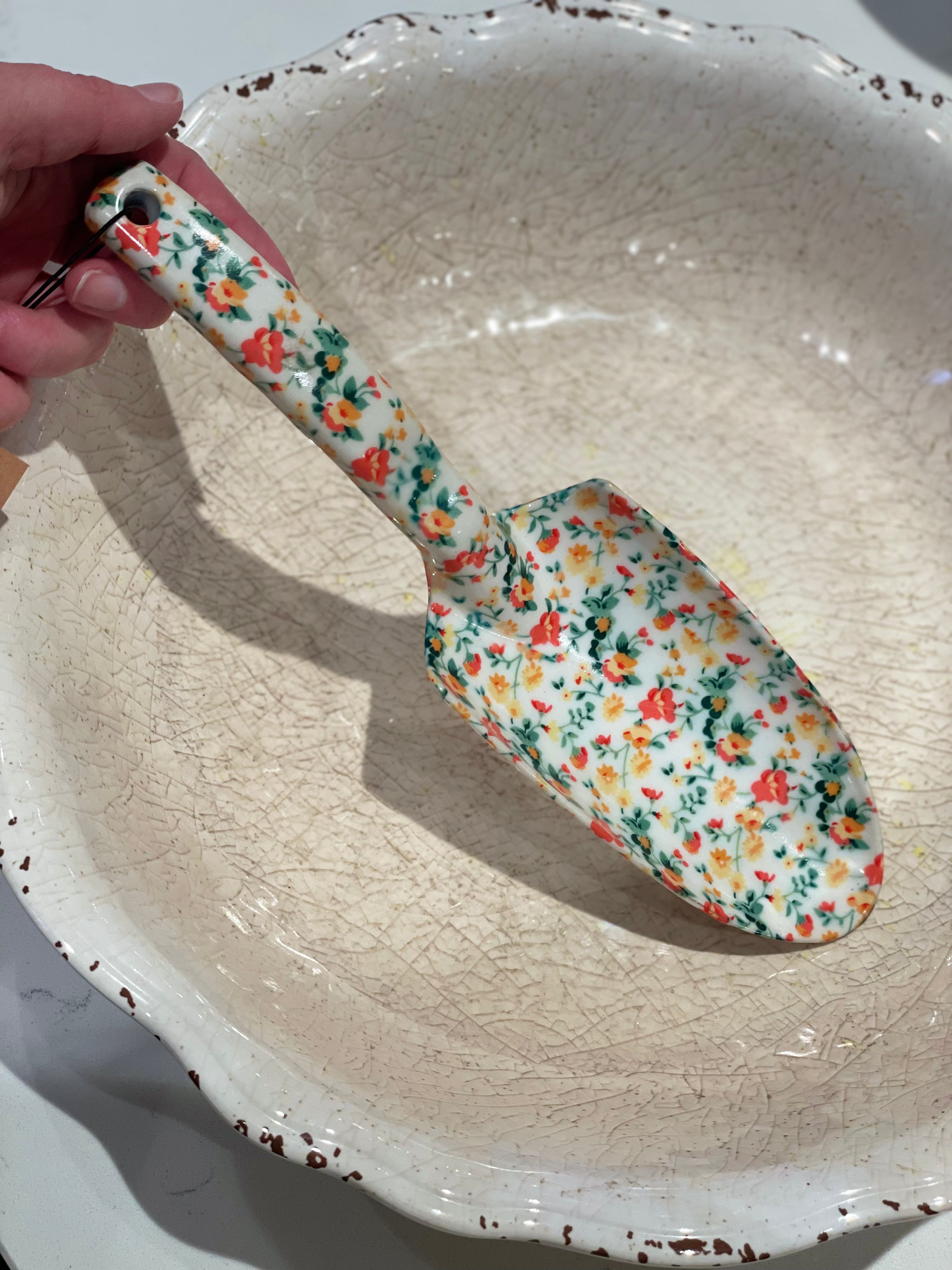 FINAL SALE Aluminum Garden Spade with Floral Pattern, 2 Styles