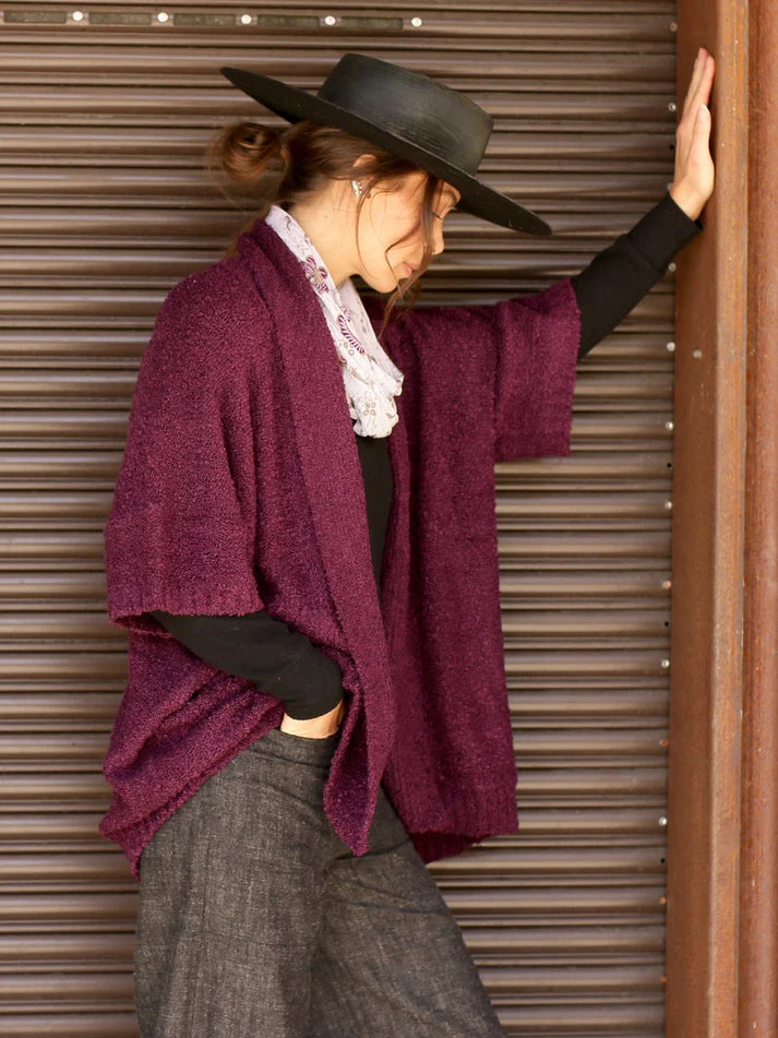 Island Tribe Knits One Size Kimono Shawl