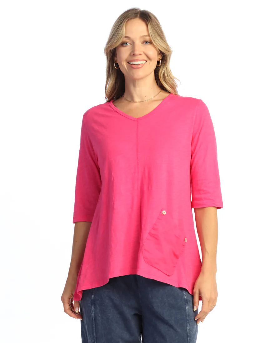 Jess & Jane M139 V-Neck Top