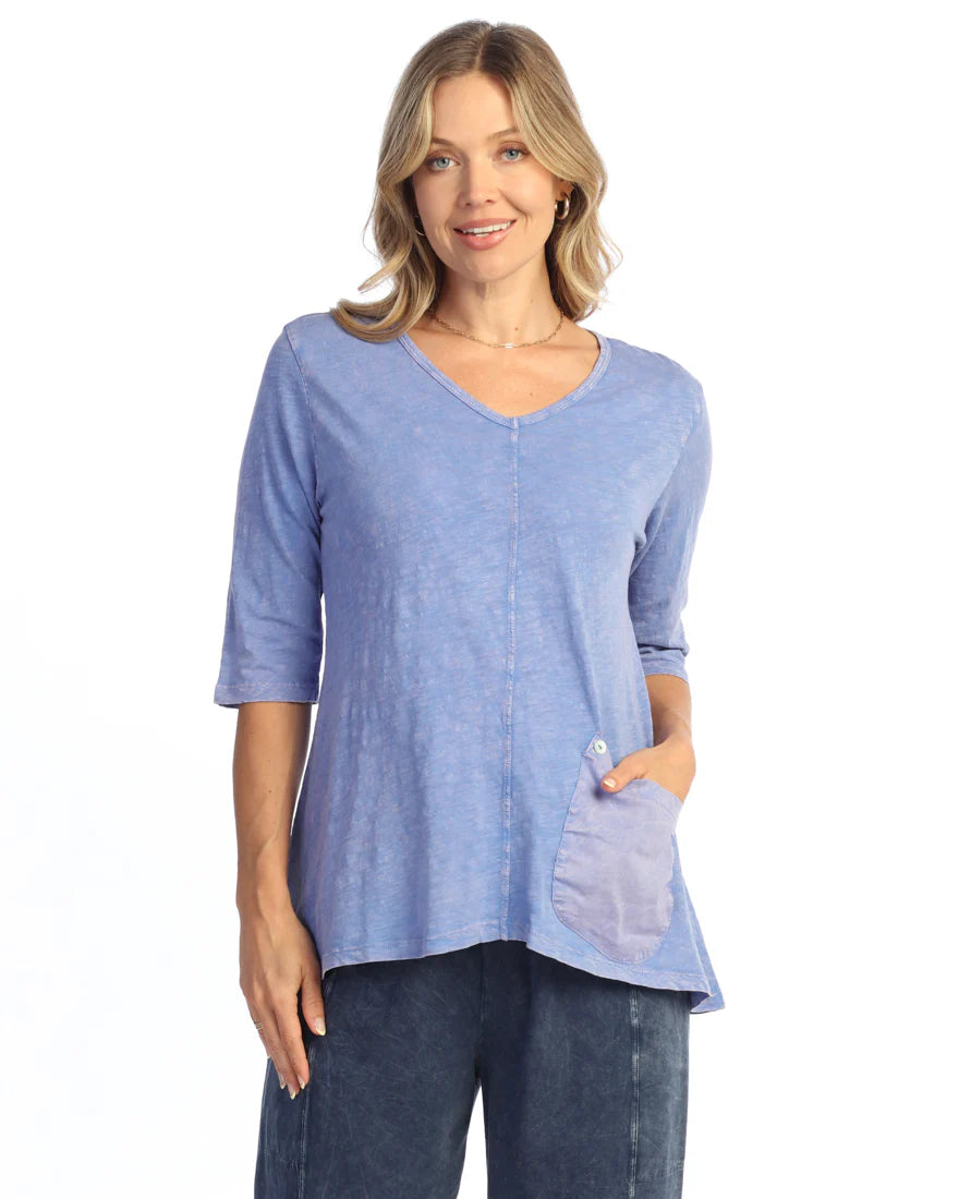 Jess & Jane M139 V-Neck Top