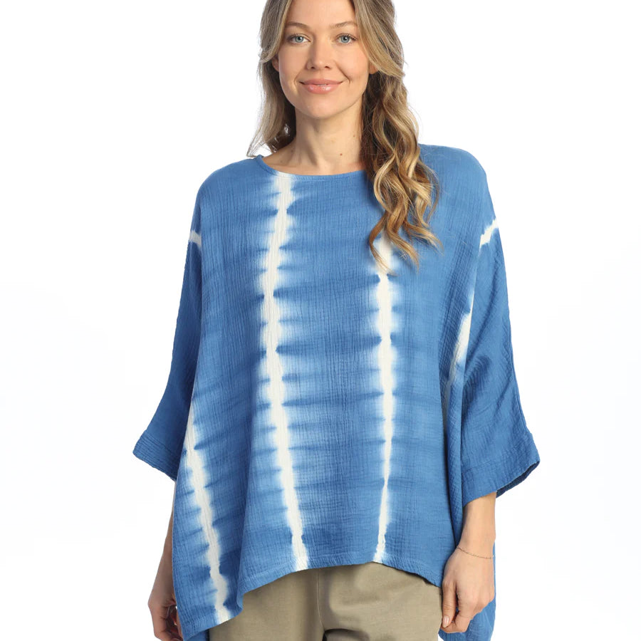 Jess and Jane M97-2010 Linear Mineral Wash Pancho Top