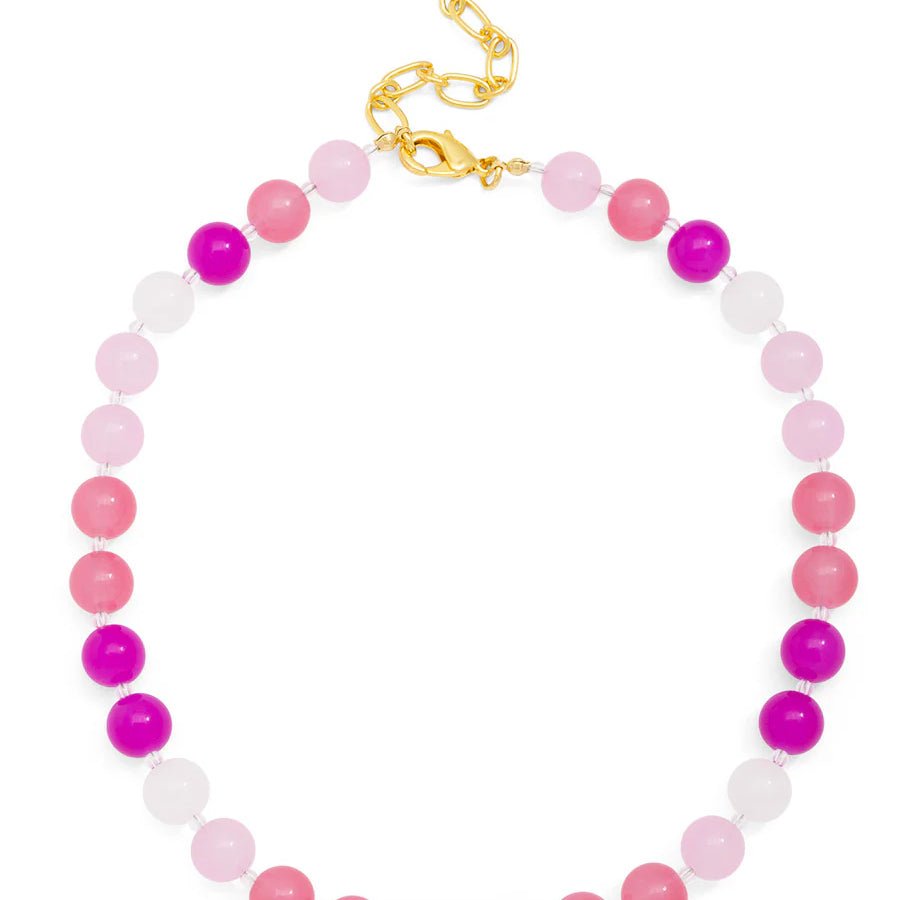 Zenzii N2788 Multicolor Glass Bead Collar Necklace
