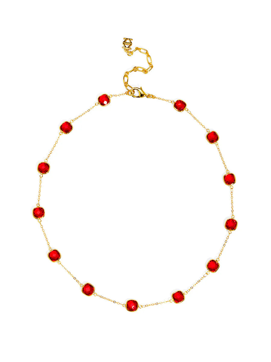 FINAL SALE Zenzii N2905 Multicolor Crystal Collar Necklace