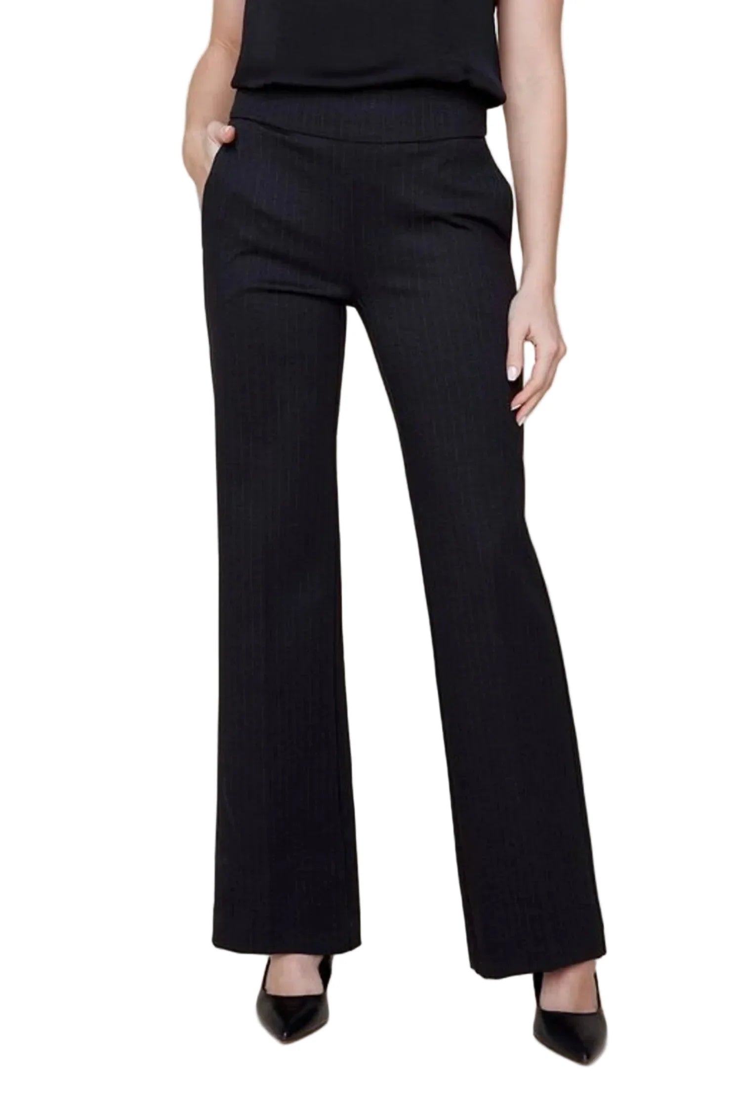 Renuar R10054 Ecocosy Knit Pant w/ Flare Leg