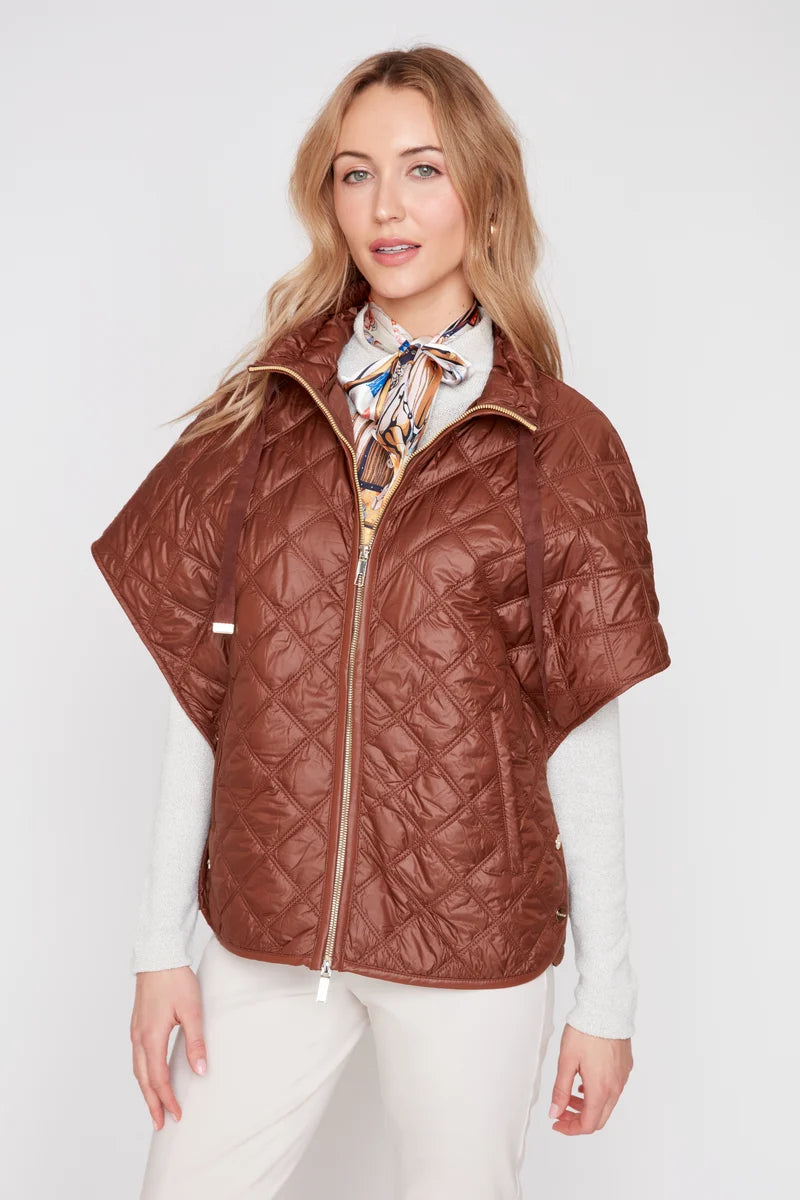 Renuar R3956 Luxe Quilted Poncho