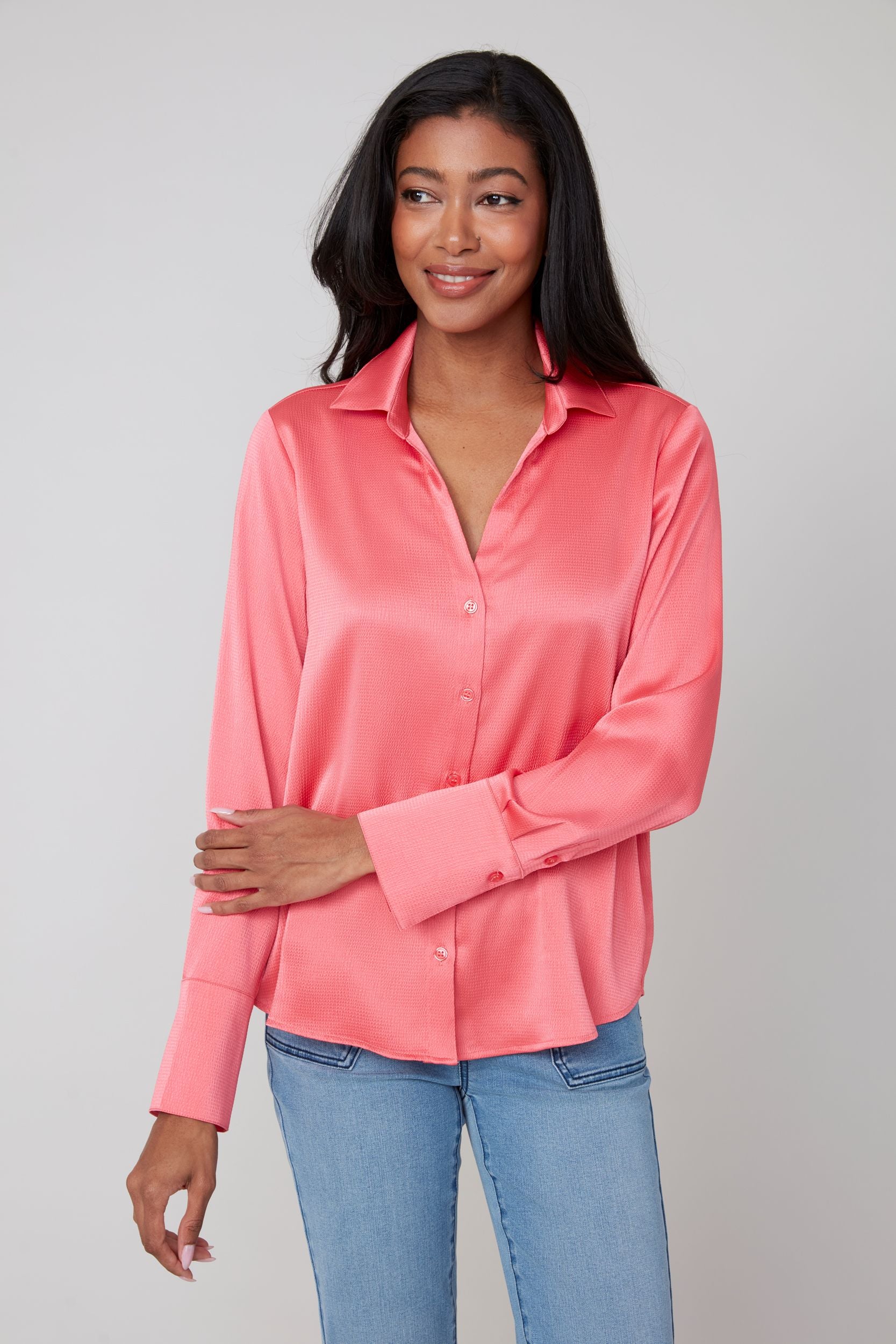 Renuar R5198 Woven Blouse