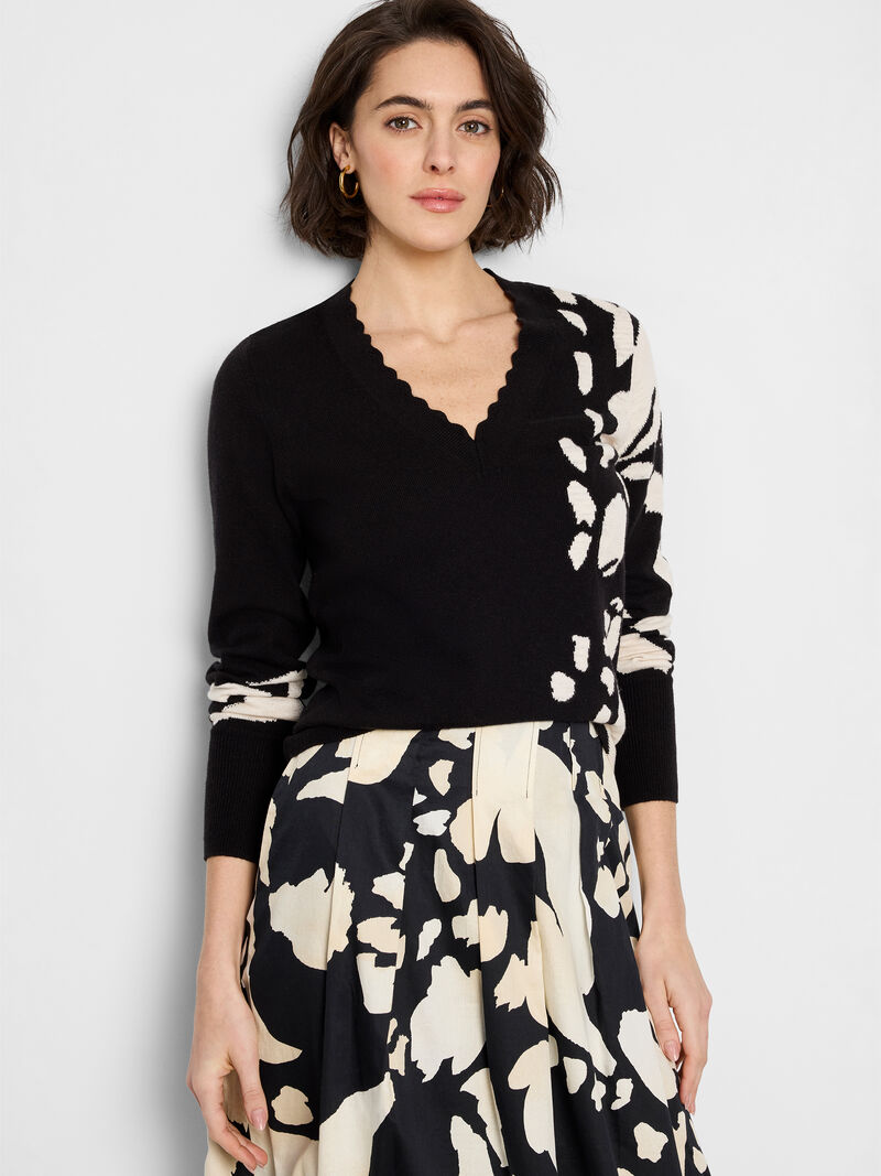 FINAL SALE NIC+ZOE S251127 Evening Petal Sweater