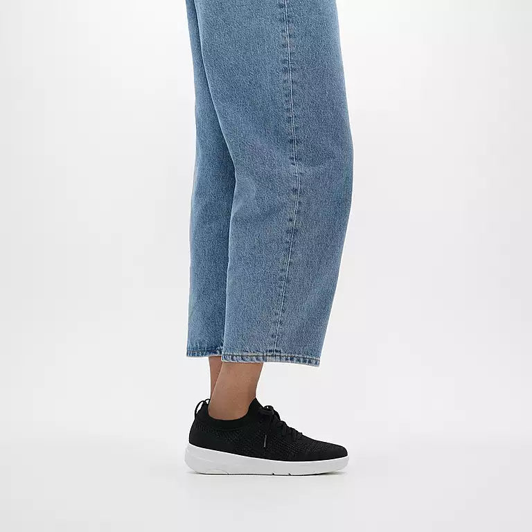 Fit Flop Super Q Knit Slip-On Laced Sneakers – Cute & Comfy Fit Flop Super Q Knit Slip-On Laced Sneakers – Cute & Comfy