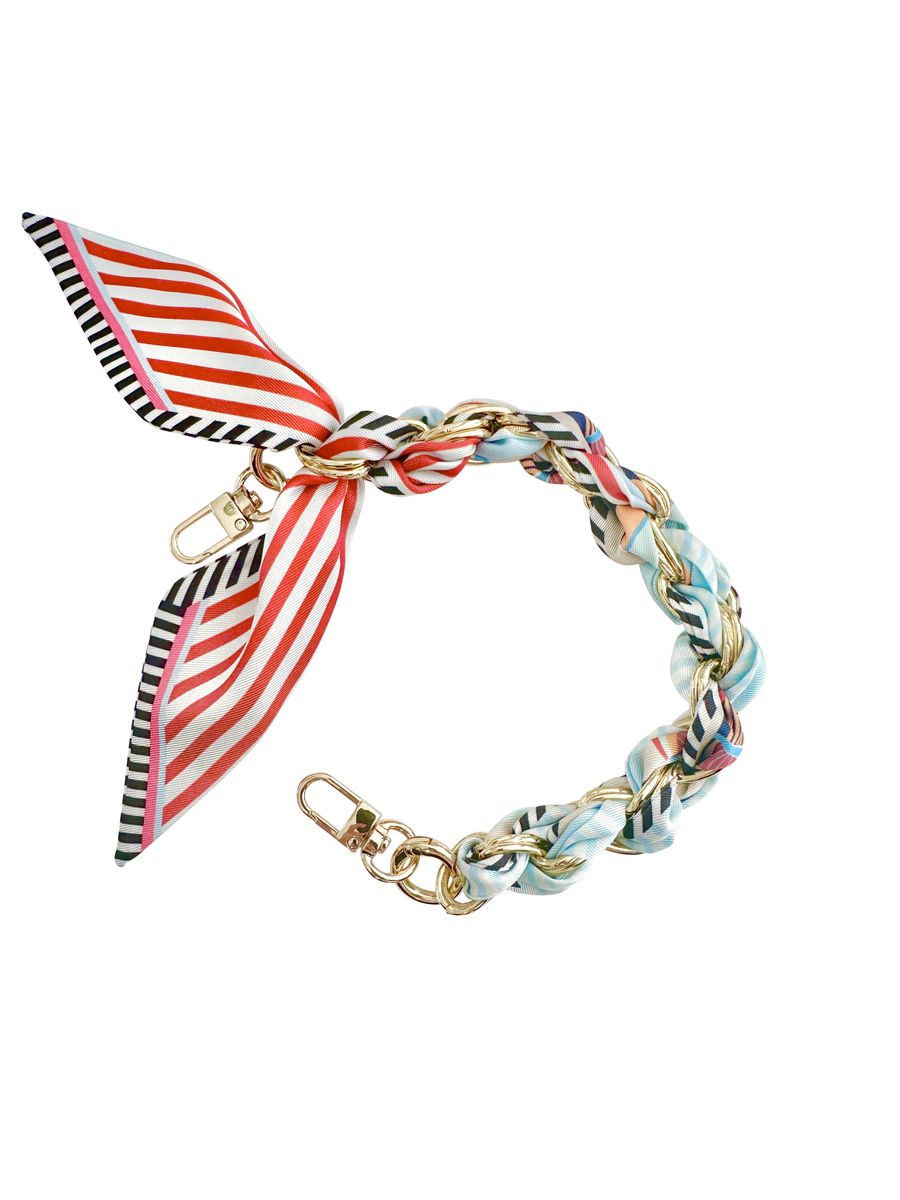 Gemelli Short Phone Chain Scarf