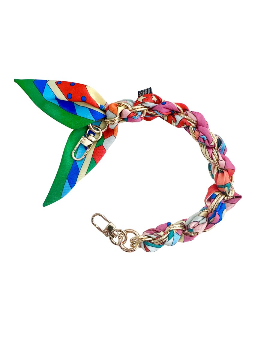 Gemelli Short Phone Chain Scarf