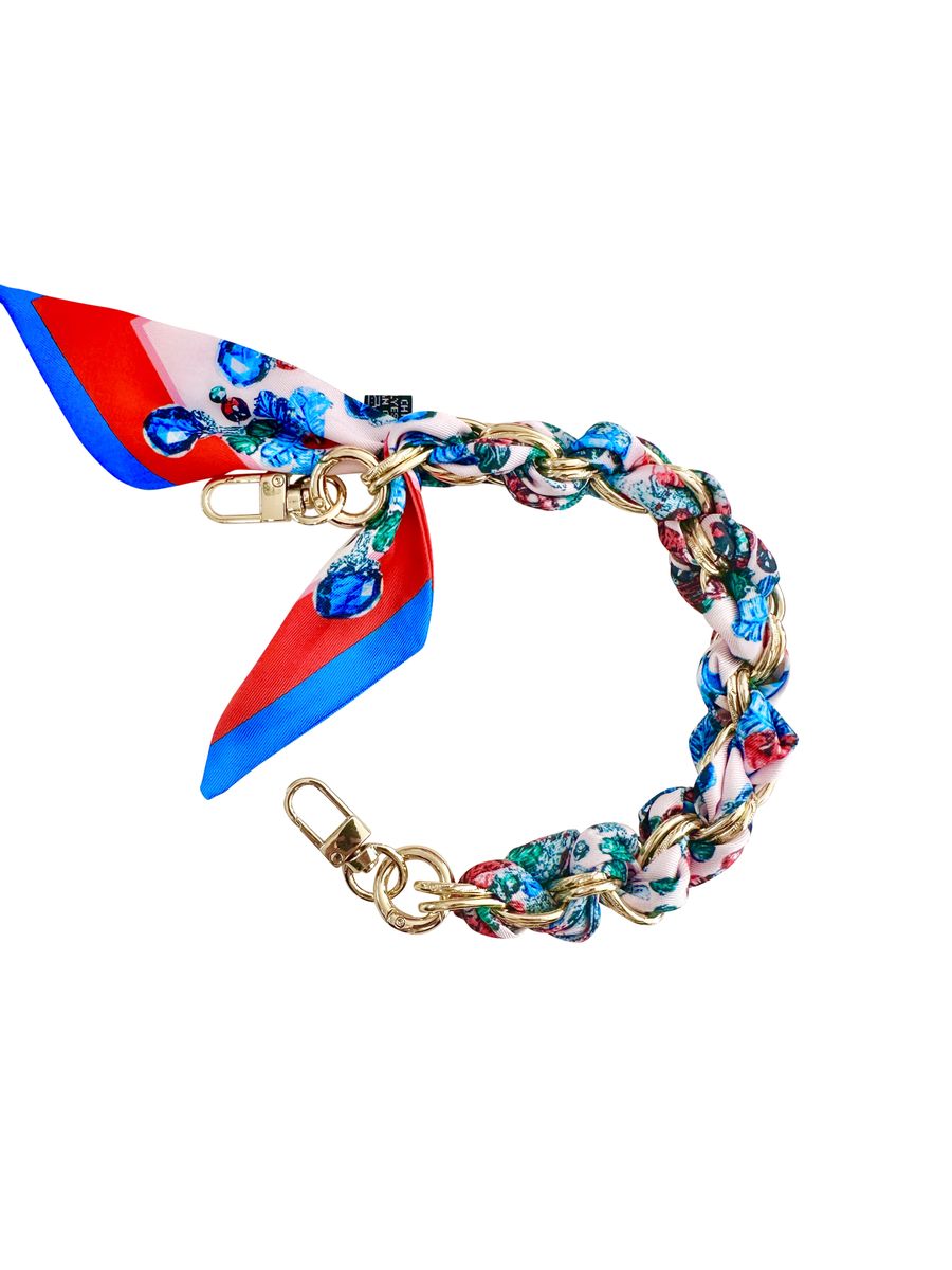 Gemelli Short Phone Chain Scarf