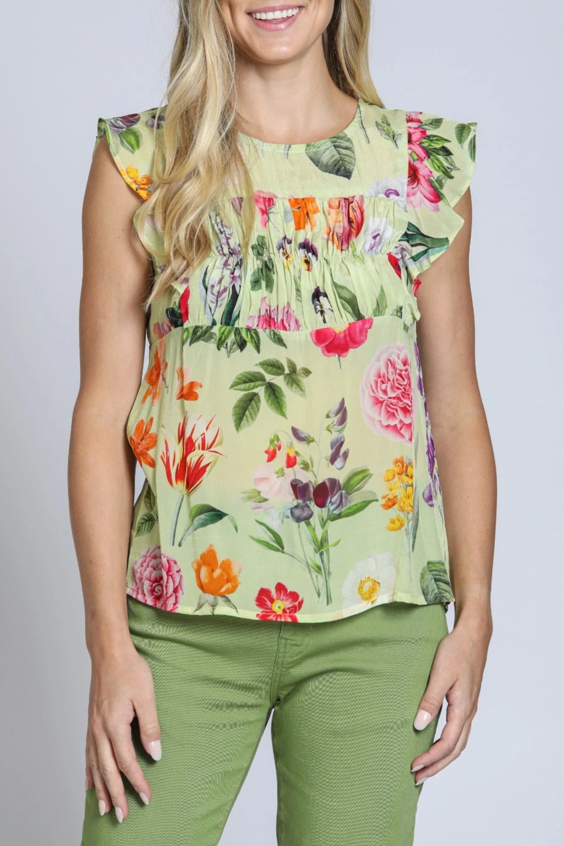 APNY T52P/C-022D/NC Sleeveless Flutter Sleeve