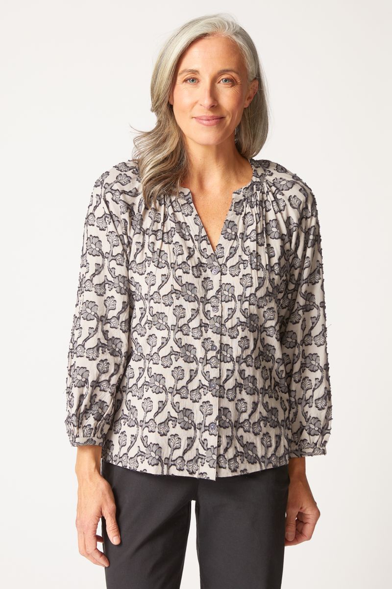 FINAL SALE Habitat 15800 Floral Jacquard Romance Shirt