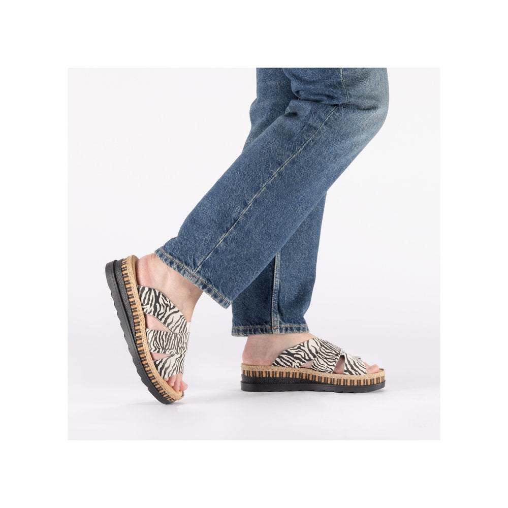 ビーリス Rieker V7989 Regina 89 Slides – Cute & Comfy