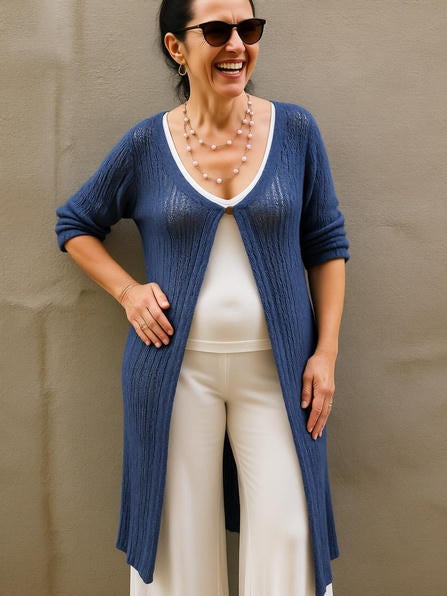 Island Tribe Knits Kaiana Long Cardi