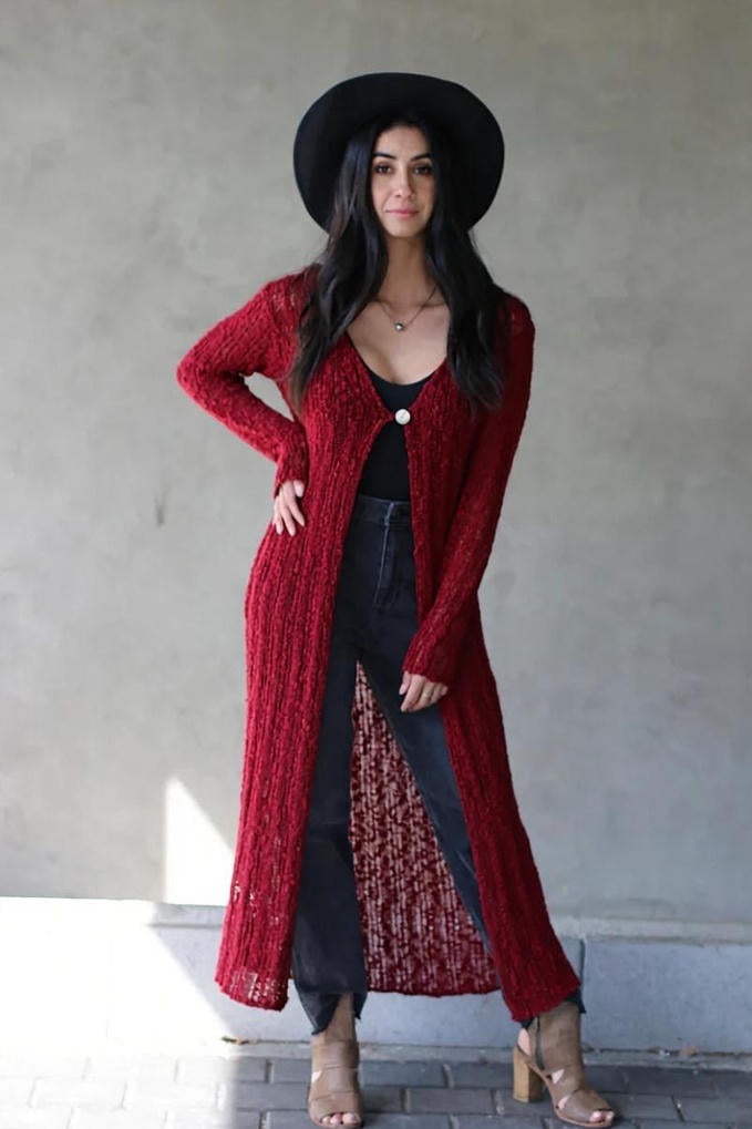 Island Tribe Knits Kaiana Long Cardi