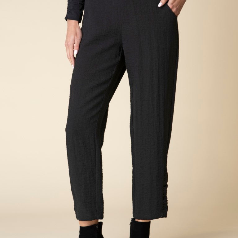 Habitat 30670 Express Solid Ruched Ankle Pant